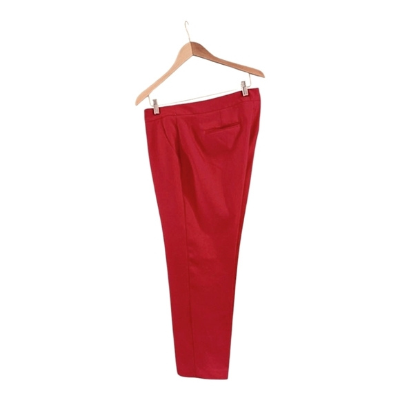 A NEW DAY FIRE ENGINE RED CROP DRESS PANTS SIZE 16 - Picture 8 of 8
